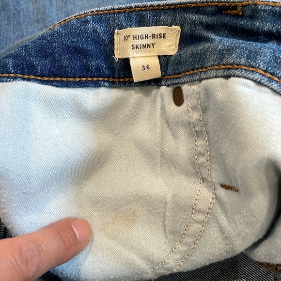 Madewell 10’’ High Rise Skinny Jeans Style MA981 Size 36 - Picture 11 of 15